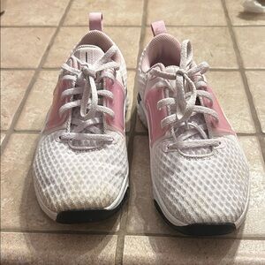 Nike Kids Pink and White Sneakers
